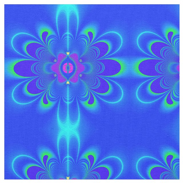 Wenn Ihre Lieblingsfarbe Blau ist, dann ist dies I Stoff (Nahaufnahme)