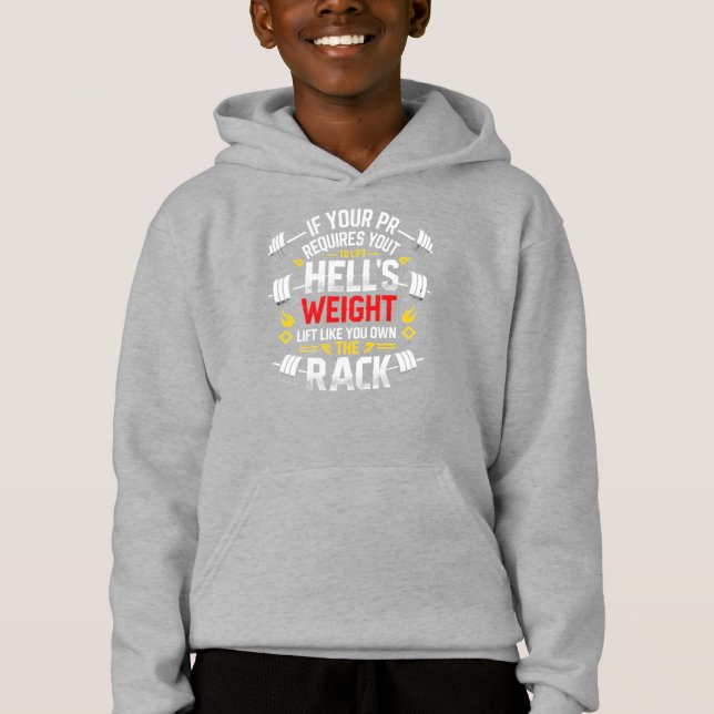 Wenn Ihre pr-gymnastische Motivation mit weißem Te Hoodie (Vorderseite)