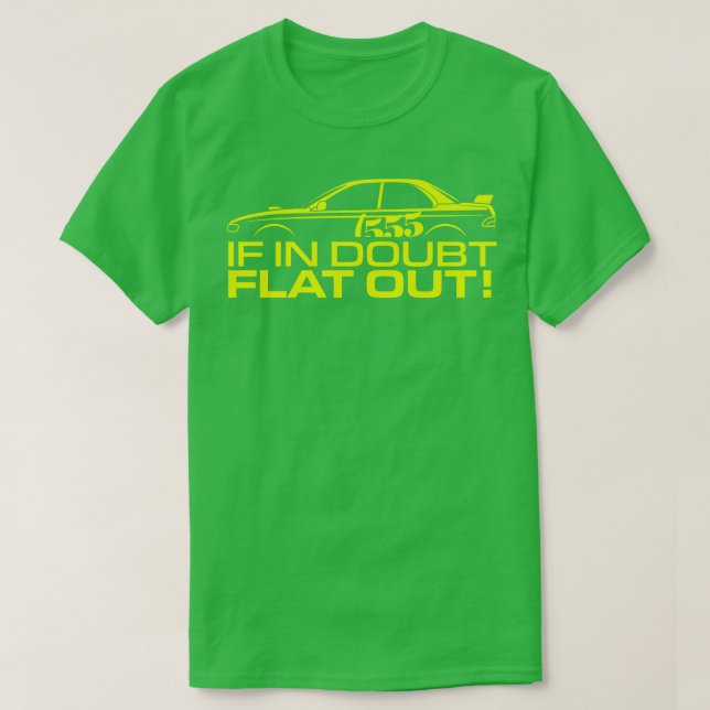 Wenn im Zweifel flach T-Shirt (Design vorne)