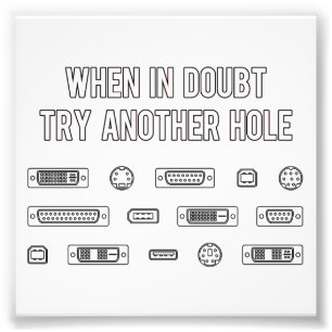 Wenn im Zweifels-Versuch ein anderes Fotodruck