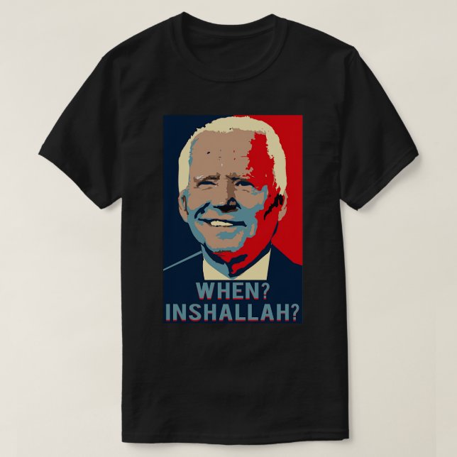 Wenn Inshallah T-Shirt (Design vorne)