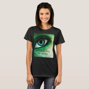 wenn irisch, lächeln Augen T-Shirt