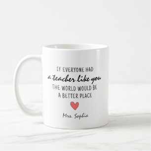 Wenn jeder einen Lehrer wie dich hätte, Personalis Kaffeetasse