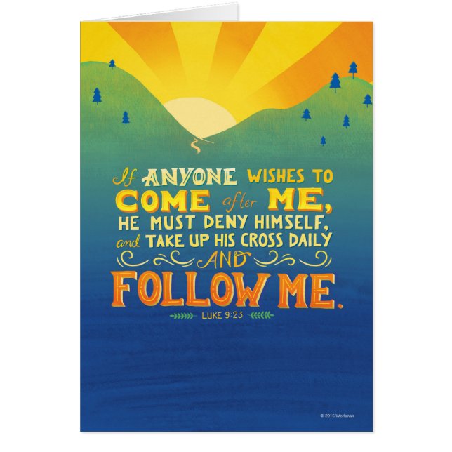 Wenn jedermann nach mir kommen möchte (Vorne)