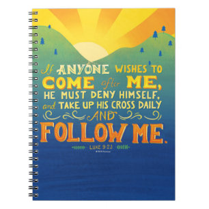 Wenn jedermann nach mir kommen möchte notizblock