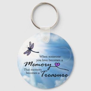Wenn jemand, den du Liebe, Libelle Schlüsselanhänger