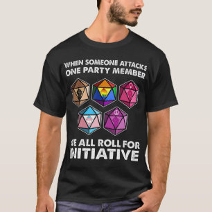 Wenn jemand ein Party angreift, sind wir alle T-Shirt