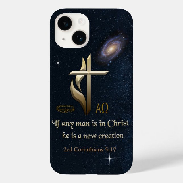 Wenn jemand in Christus ist, ist er eine neue Schö Case-Mate iPhone Hülle (Rückseite)
