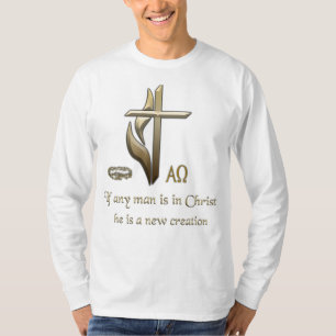 Wenn jemand in Christus ist, ist er eine neue Schö T-Shirt