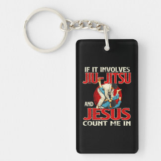 Wenn Jiu Jitsu und Jesus mich einbeziehen Schlüsselanhänger