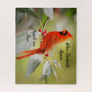 Wenn Kardinäle erscheinen, sind Engel in der Nähe Puzzle