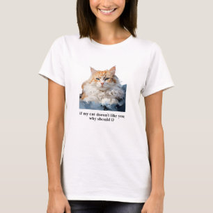 Wenn Katze euch nicht Coolen KatzenT - Shirt gefäl