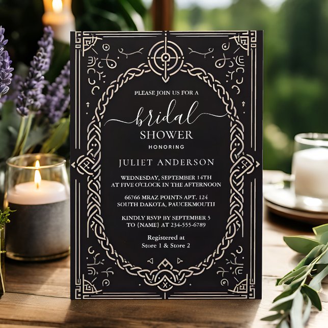 Wenn keltischer nordischer Spaß mittelalterliches  Einladung (Von Creator hochgeladen)