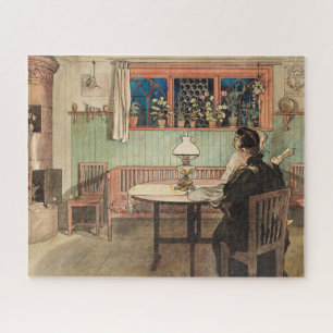Wenn Kinder von Carl Larsson zu Bett gegangen sind Puzzle