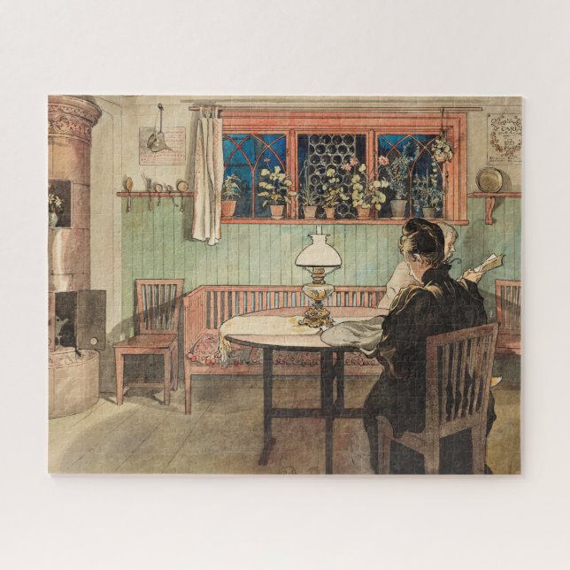 Wenn Kinder von Carl Larsson zu Bett gegangen sind Puzzle (Horizontal)