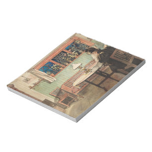 Wenn Kinder von Larsson zu Bett gegangen sind Notizblock