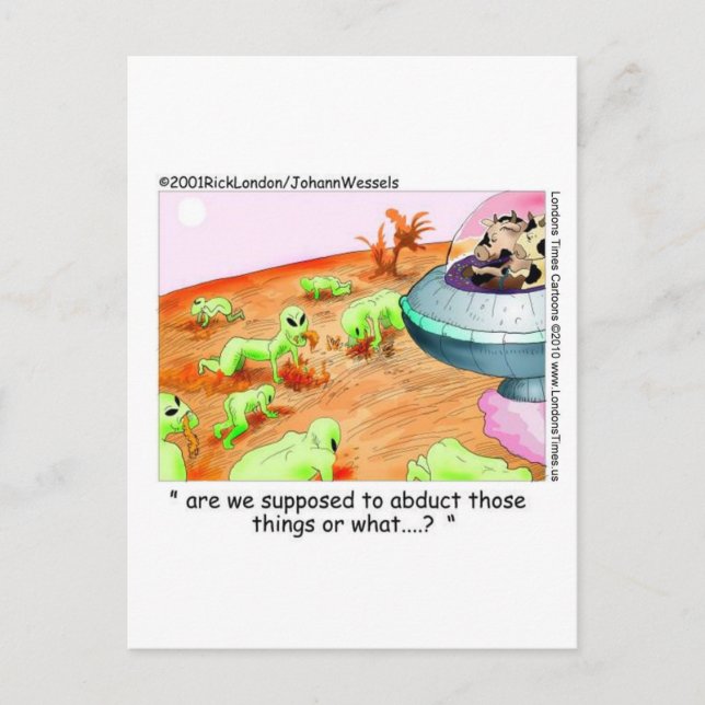 Wenn Kühe Platz regieren, spendet Funny T-Shirts T Postkarte (Vorderseite)