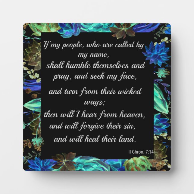 Wenn Leute, die mit meinem Namen angerufen werden Fotoplatte (Vorderseite)