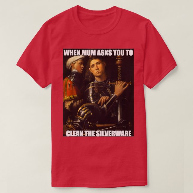 Wenn Mama dich Frage T-Shirt (Design vorne)