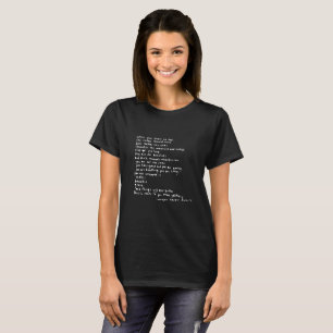 wenn man anfängt, sich zu fühlen, dass die Dinge T-Shirt