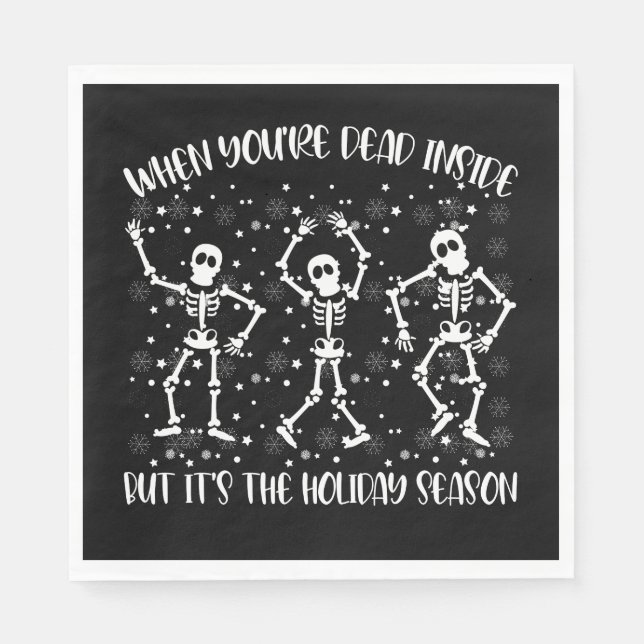 Wenn man im Inneren aber in der Urlaubssaison tot  Serviette (Vorderseite)