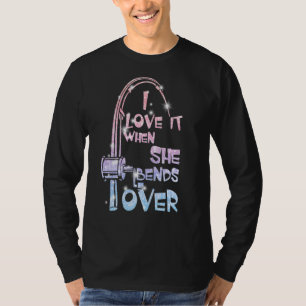 Wenn Männer Angelgeschenke haben, dann Liebe ich e T-Shirt