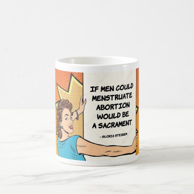 Wenn Männer Menstruation Kaffeetasse (Mittel)
