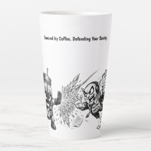 Wenn Meetings angreifen... Kaffee schlägt zurück. Milchtasse