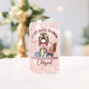 Wenn mein Buch geöffnet ist... Dosenglas