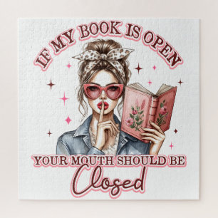 Wenn mein Buch geöffnet ist... Puzzle