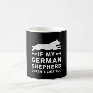 Wenn mein deutscher Schäferhund-Hundeliebhaber-Pet Kaffeetasse