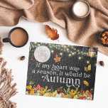 Wenn mein Herz eine Jahreszeit wäre, wäre es der H Puzzle<br><div class="desc">Trendy Aquarell handgezeichnete Illustrationen von gemütlichen Herbstfavoriten. Das sind tolle Geschenke! Fügen Sie diesem Design Ihre benutzerdefinierte Formulierung hinzu, indem Sie die "Diese Vorlage bearbeiten"-Felder auf der rechten Seite des Elements verwenden, oder klicken Sie auf die blaue Schaltfläche "Anpassen", um den Text anzuordnen, die Schriftart und Farben zu ändern und...</div>