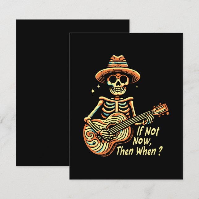 Wenn nicht jetzt, dann wann begleitkarte (Vorne/Hinten)