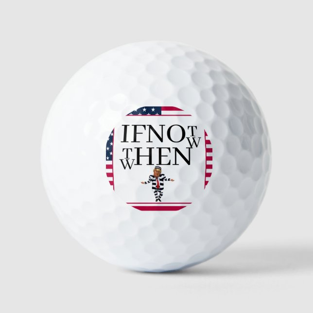 Wenn nicht jetzt Golfbälle (Vorderseite)