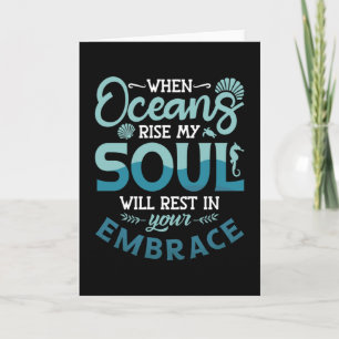 Wenn Ozeane mein Soul aufblähen Freediver Karte