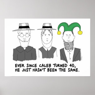 Wenn Plakat Amische-Drehungs-40