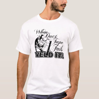 Wenn Rohr-Band Schweißung es weiße T - T-Shirt