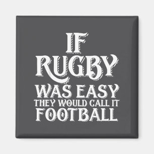 Wenn Rugby Einfach Wäre, Würden Sie Es Fußball Nen Magnet