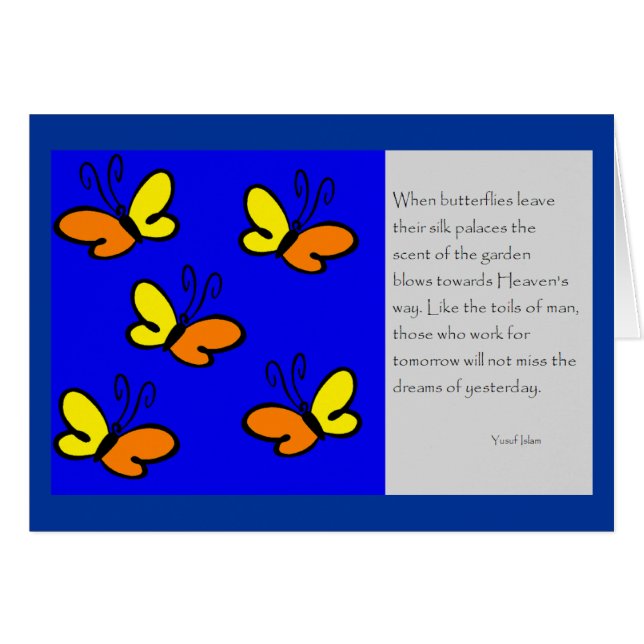 Wenn Schmetterlinge verlassen (Vorderseite (Horizontal))