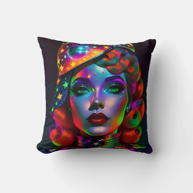 Wenn Schwarz auf Rot landete - Ken Gage Art Kissen (Vorderseite)