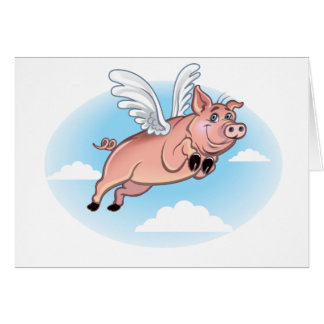 Wenn Schweine fliegen, geschieht Spaß