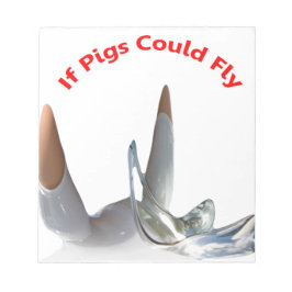 Wenn Schweine fliegen könnten Notizblock
