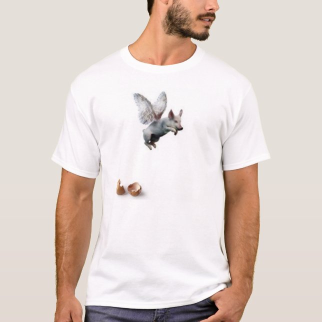 wenn Schweine fliegen T-Shirt (Vorderseite)