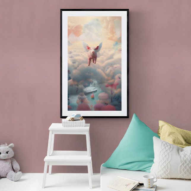 Wenn Schweine über Paradiesposter fliegen könnten Poster (Von Creator hochgeladen)