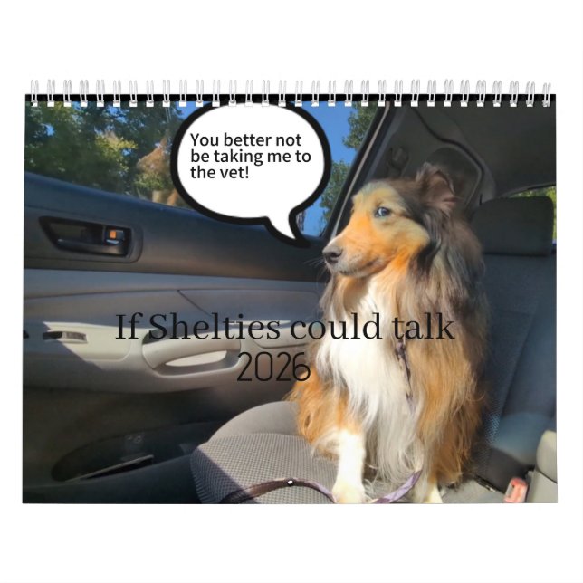 Wenn Shelties sprechen könnten Kalender (Titelbild)