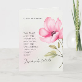 Wenn sich das Leben überwältigend anfühlt - Ermuti Dankeskarte