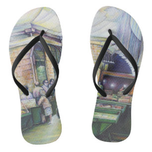 Wenn sich Kunst nicht bildet, dann wird Grace sie  Flip Flops
