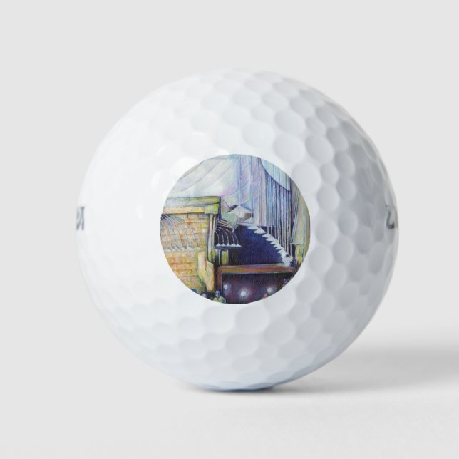 Wenn sich Kunst nicht bildet, dann wird Grace sie  Golfball (Vorderseite)