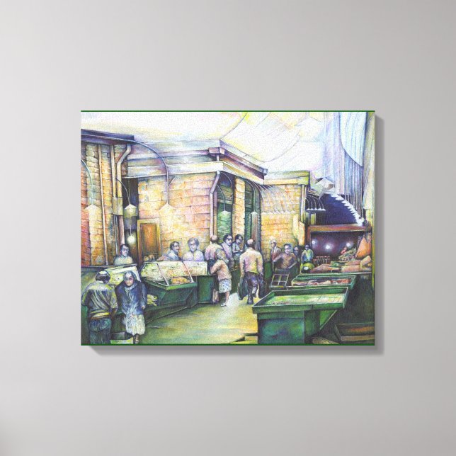 Wenn sich Kunst nicht bildet, dann wird Grace sie  Leinwanddruck (Vorderseite)