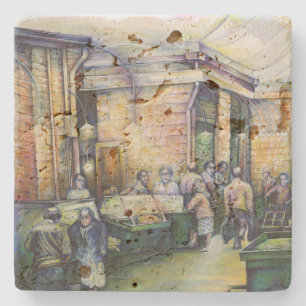 Wenn sich Kunst nicht bildet, dann wird Grace sie  Steinuntersetzer